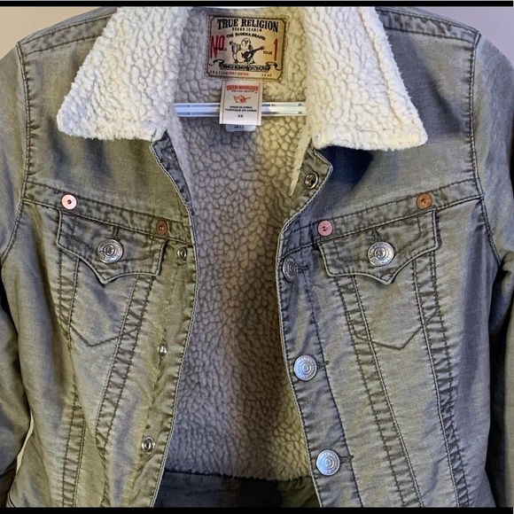 ❌SOLD❌ True Religion, Jean/Cotton Jacket - Picture 3 of 4